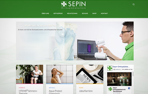 CMS | SEPIN Orthopädietechnik