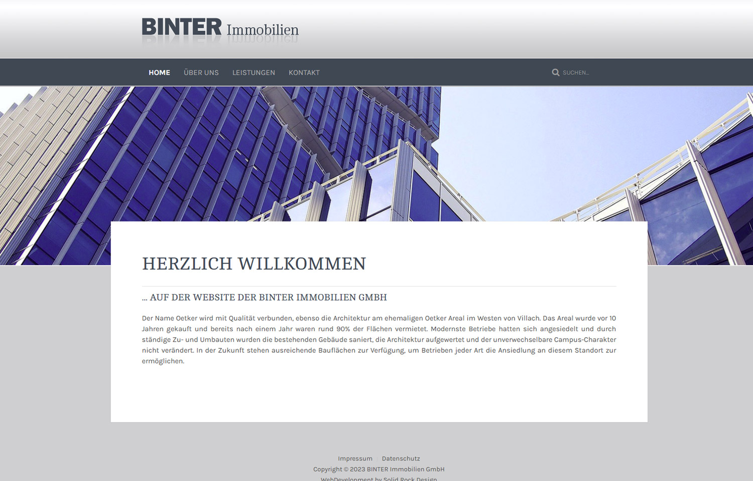 CMS | Binter Immobilien